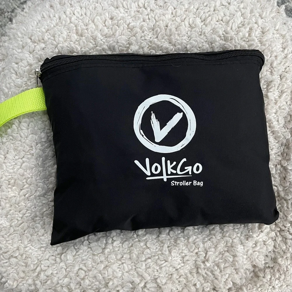 V VOLKGO Gate Check‎ Double Stroller Bag for Airplane Travel X Large NEW Black